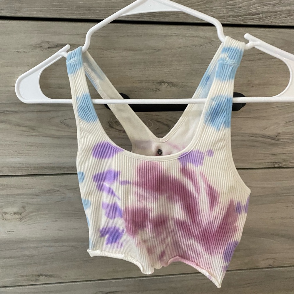 Spiritual Gangster Amor Crop Tank Top XS S Ribbed